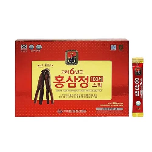고려6년근 홍삼정 100세스틱 10g*30포 (+쇼핑백) (무료배송)