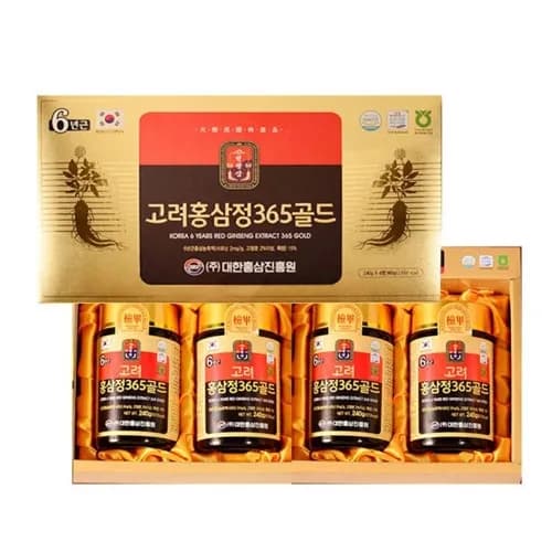 고려홍삼정 365골드 240g*4병 (+쇼핑백) (무료배송)