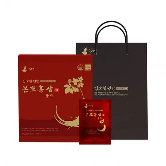 본초홍삼골드 70g*30포 (+쇼핑백) (무료배송)