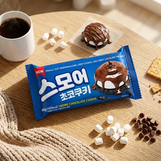 스모어 쫀득 초코쿠키 40g x 10개