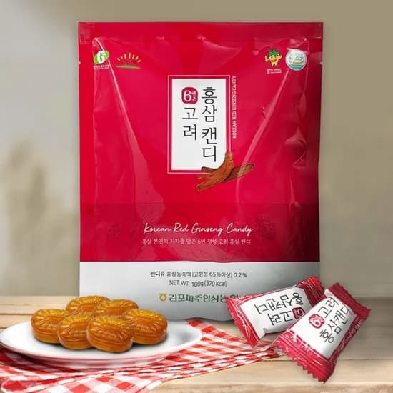 6년근 고려 홍삼 캔디 100g x 3팩