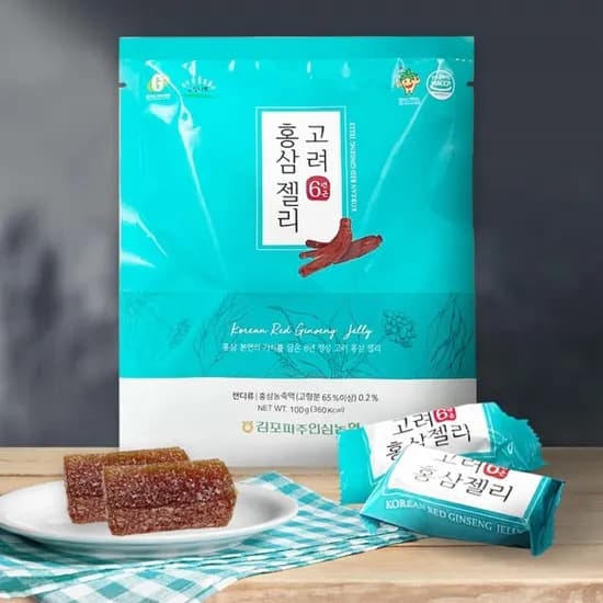 6년근 고려 홍삼 젤리 100g x 3팩