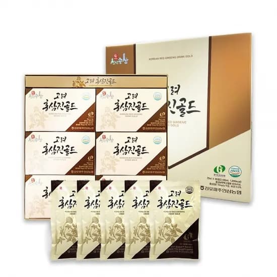 6년근 홍삼진 골드 70ml 30포 39,900원