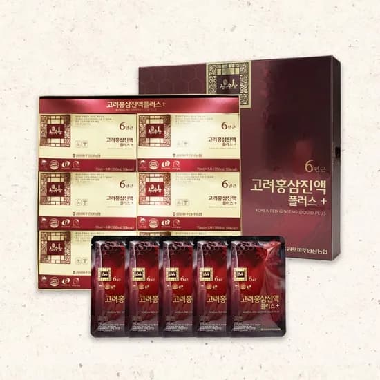 농협 6년근 고려홍삼직액플러스 70ml*30포 외 1종