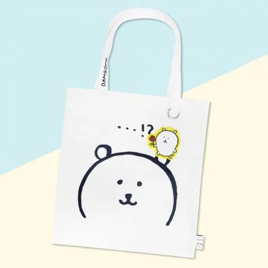 담곰이 에코백 화이트