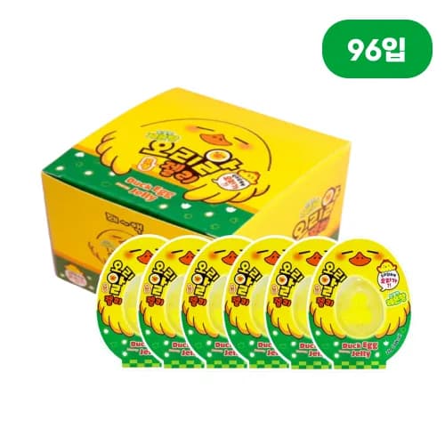 상큼레몬향 오리알젤리 28g 6입 16케이스 총 96입