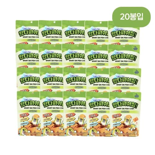 단백질스낵 왔다피쉬칩 와사비마요맛 30g x 20봉
