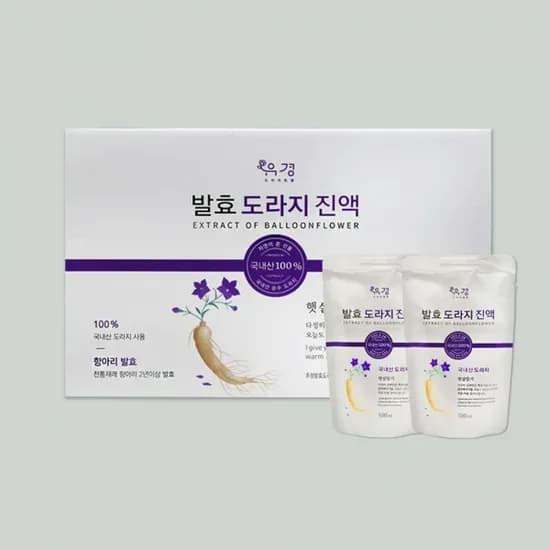 100% 국내산 도라지 진액 100ml x 25포 (무료배송)