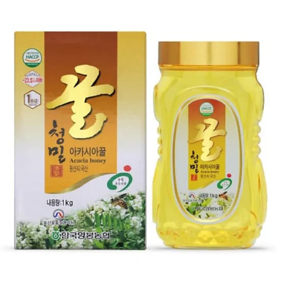 청밀 아카시아 100% 천연 벌꿀 1kg 외 1종