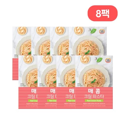 쉐프스토리 매콤크림파스타 240g x 8팩 (무료배송)