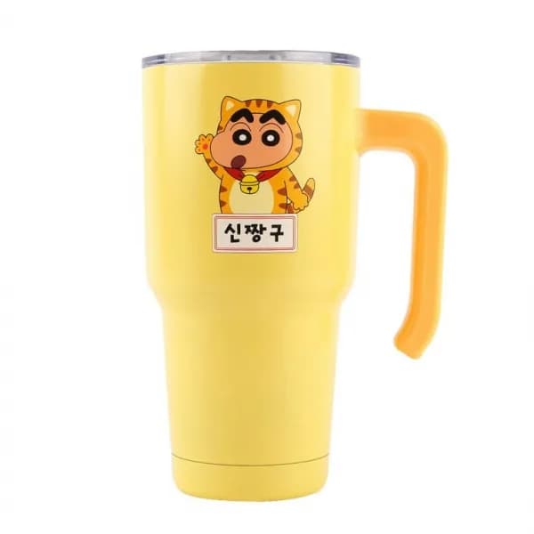 짱구 대용량 핸디 스텐 텀블러 880ml