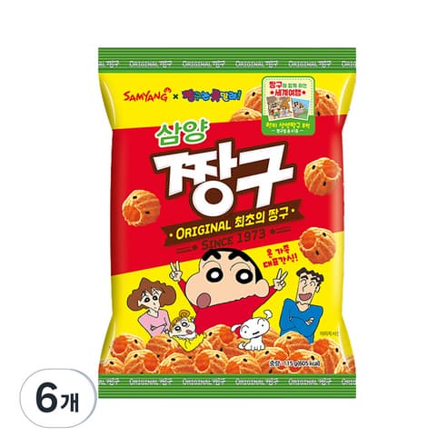 삼양 짱구, 115g, 6개 (5,700원/무료)