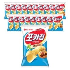 오리온 포카칩 오리지날, 66g, 20개 (19,000원/무료)