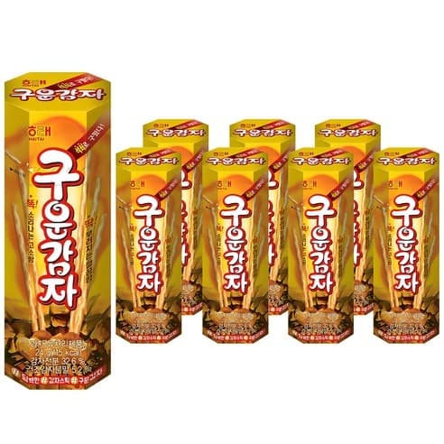 해태제과 구운감자, 24g, 8개 (3,920원/무료)