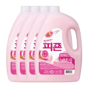 피죤 섬유유연제 핑크로즈 2500ml x 4개 (11,900원/무료)