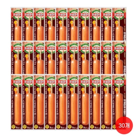 롯데햄 의성마늘 프랑크 70g 30개(246코인 필요) (19,519원/무료)