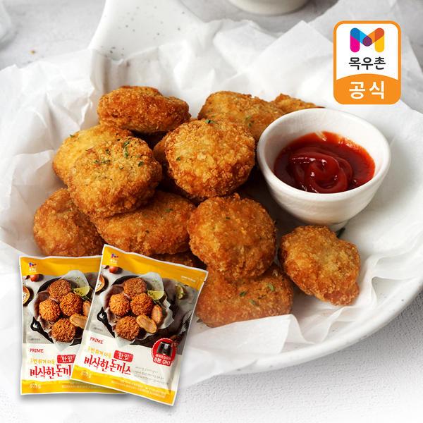 목우촌 한입돈까스 500g 2팩 (11,680원/무료)