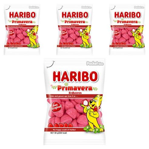 하리보 프리마베라 젤리 80g 4개 (3,360원/무료)