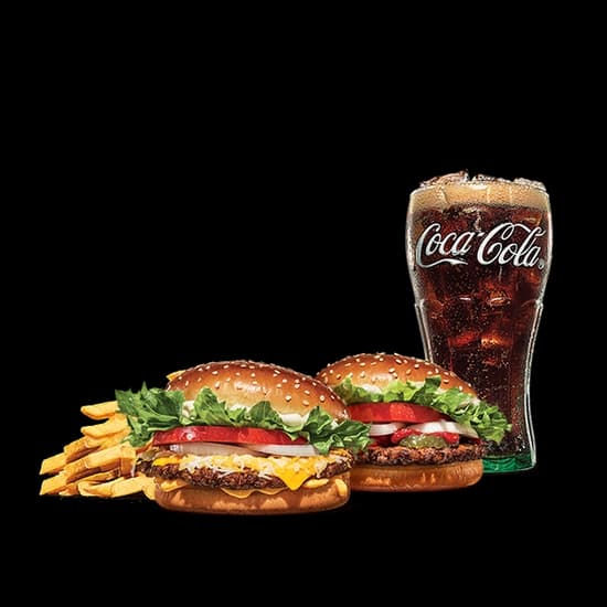 버거킹 콰치와퍼주니어+와퍼주니어+콜라(L)+FF(L) 외 (8,500원/무료)