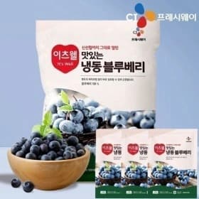 이츠웰 맛있는 냉동 블루베리 1kgx3개 (21,650원/무료)