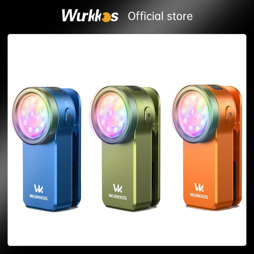 Wurkkos HD03 620루멘 충전식 포켓  RGB 손전등 ($16.92/무료)
