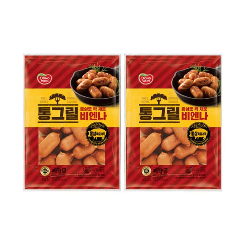동원 통그릴비엔나 1kg 2개 (17,212원/무료)