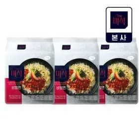 더미식 비빔면 4개입 x 3팩 (12개) (8,420원/무료)