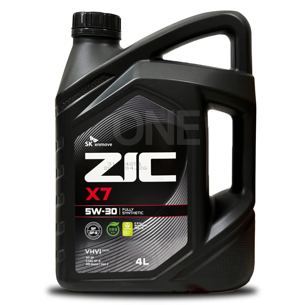 지크 X7 5W30 가솔린 LPG 엔진오일 4L (16,517원/무료)