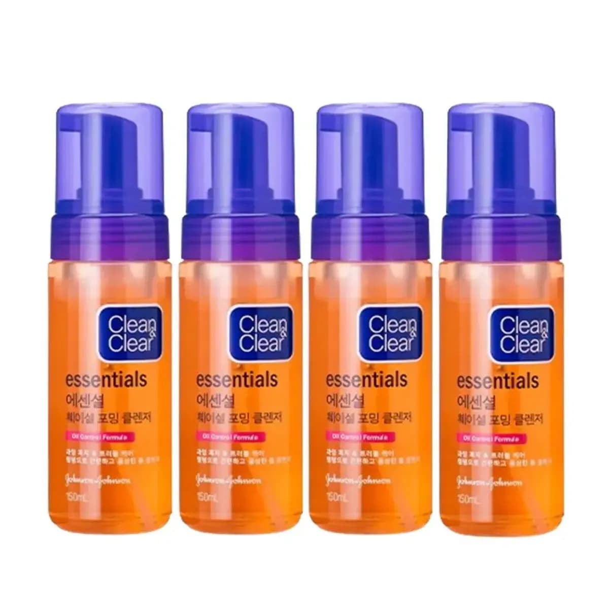 클린앤클리어 에센셜 훼이셜 클렌저 150ml 4개
