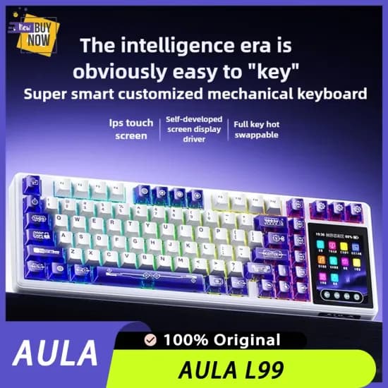 Aula 독거미 L99 3.98인치 터치 스크린 기계식키보드