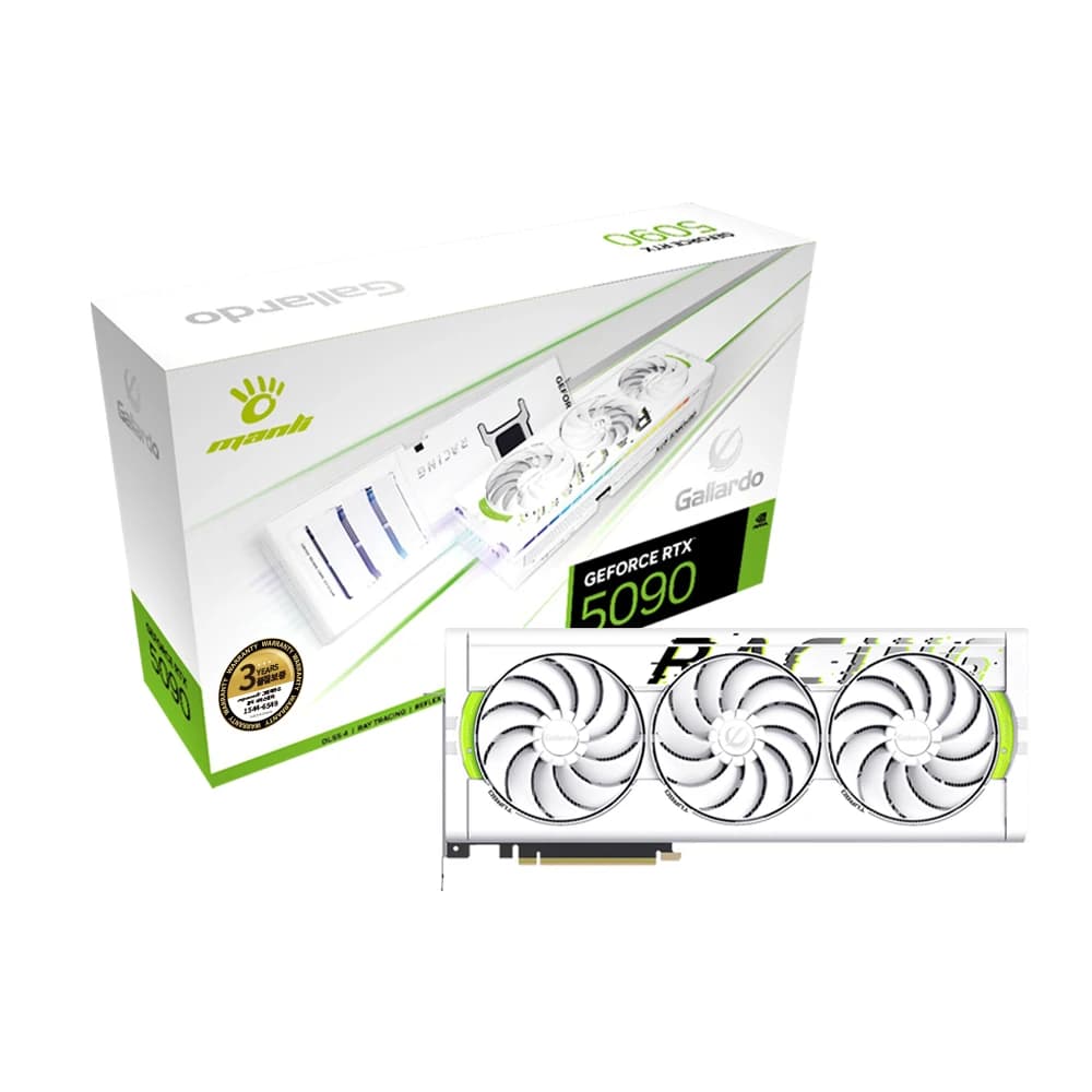 MANLI 지포스 RTX 5090 Gallardo OC D7 32GB White