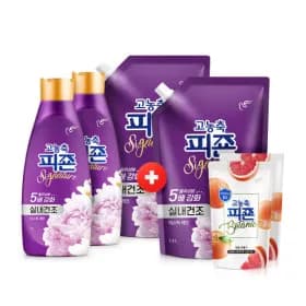 피죤 실내건조 고농축 시그니처 섬유유연제 1L 2개 1.6L 2개 보타닉 200mL 2개