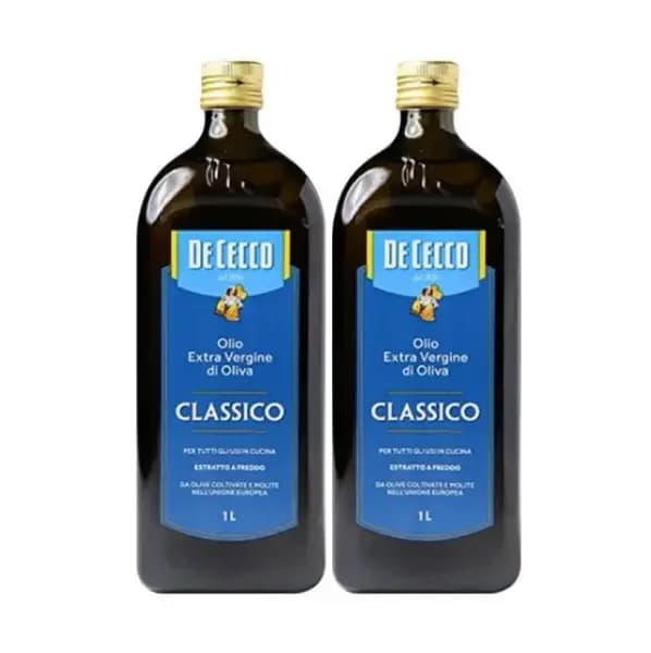 데체코 엑스트라버진 올리브 오일 1L 2개
