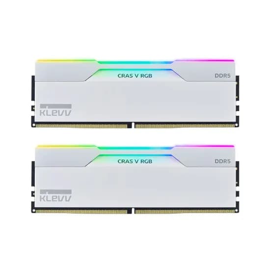 ESSENCORE KLEVV DDR5-6000 CL30 CRAS V RGB 화이트 패키지 서린 (32GB(16Gx2)) (126,984원/무료)