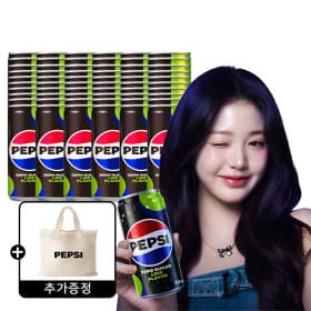 펩시제로 라임 210ml 60캔 펩시 빅사이즈 에코백