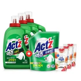 액체세제 액츠퍼펙트 2.2L 증정 3L x3개 보타닉 200ml x3개