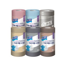 스카트 버블 수세미 50개입 6개