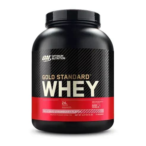 옵티멈뉴트리션 골드 스탠다드 웨이 단백질 딸기향 73회분 2.27kg