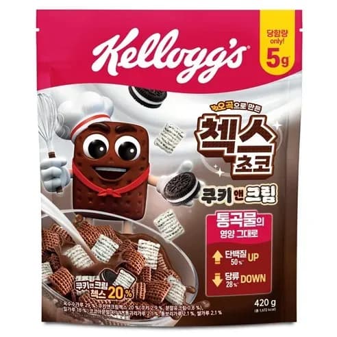 첵스 초코 쿠키앤크림 420g
