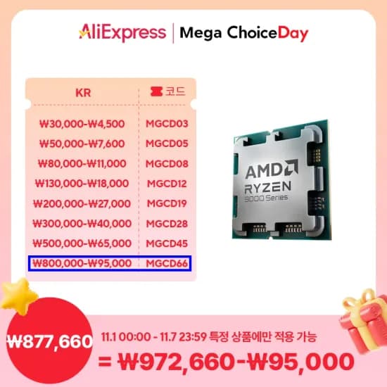 AMD 라이젠 9950X3D