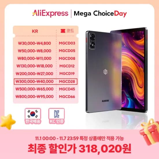 ALLDOCUBE iPlay70 mini Ultra 게이밍 태블릿 12GB 256GB