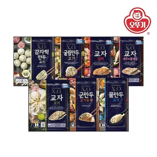 오뚜기 XO만두 9종 4봉 4봉 골라담기