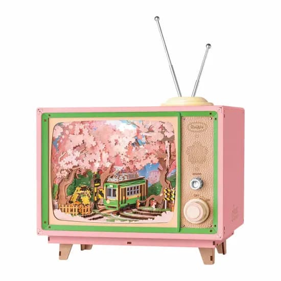로보타임 롤라이프 3D 나무 퍼즐 뮤직 박스