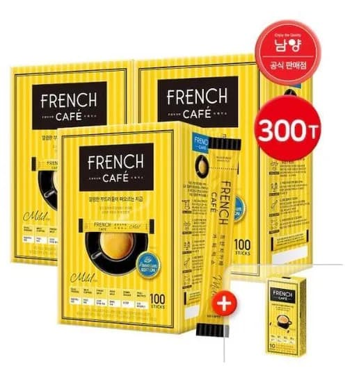 프렌치카페 카페믹스 300T 스틱커피 10T 증정