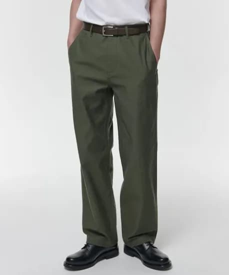 무신사스탠다드 백 사틴 오피서 팬츠