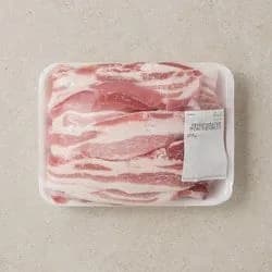 삼겹살 국내산 100g