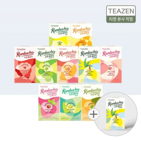 티젠 콤부차 10종 세트 110스틱