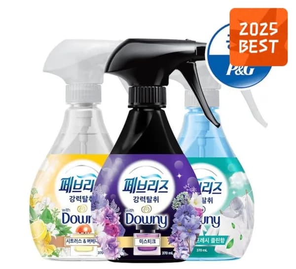페브리즈 섬유탈취제 370ml 3개