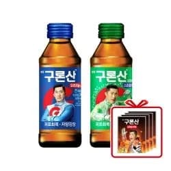 구론산 오리지날액 150ml 30개 스파클링 150ml 30병 구론산 핫팩 4개
