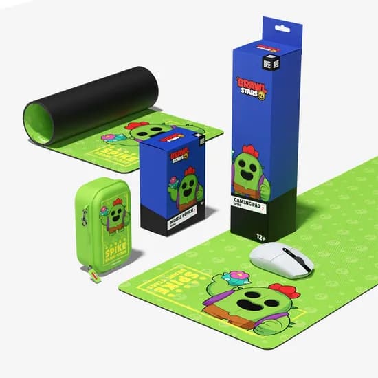 로지텍 G304 마우스 브롤스타즈 에디션 장패드포함